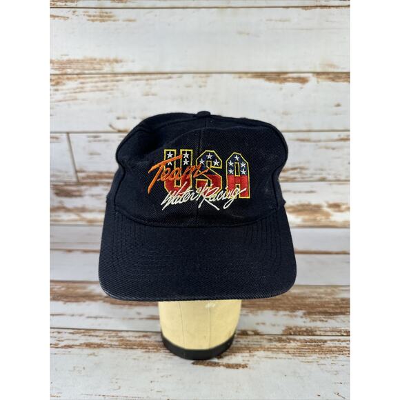 US Team Cap – Black Adjustable Hat One Size USA Logo Blue Accent - Picture 1 of 6